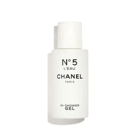 chanel 5 l'eau in shower gel.